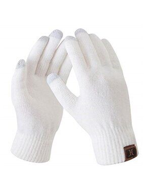 Womens Winter Gloves Touchscreen Knit Fleece Lined Warm Stretch Cold Weather